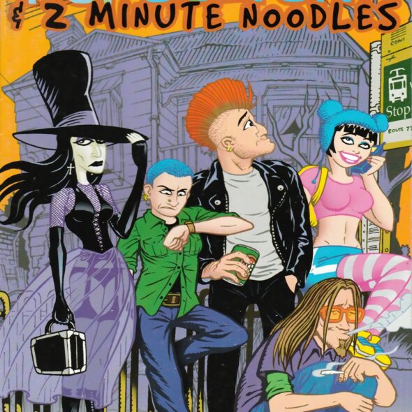 Pop Culture & 2 Minute Noodles issue 4 cover